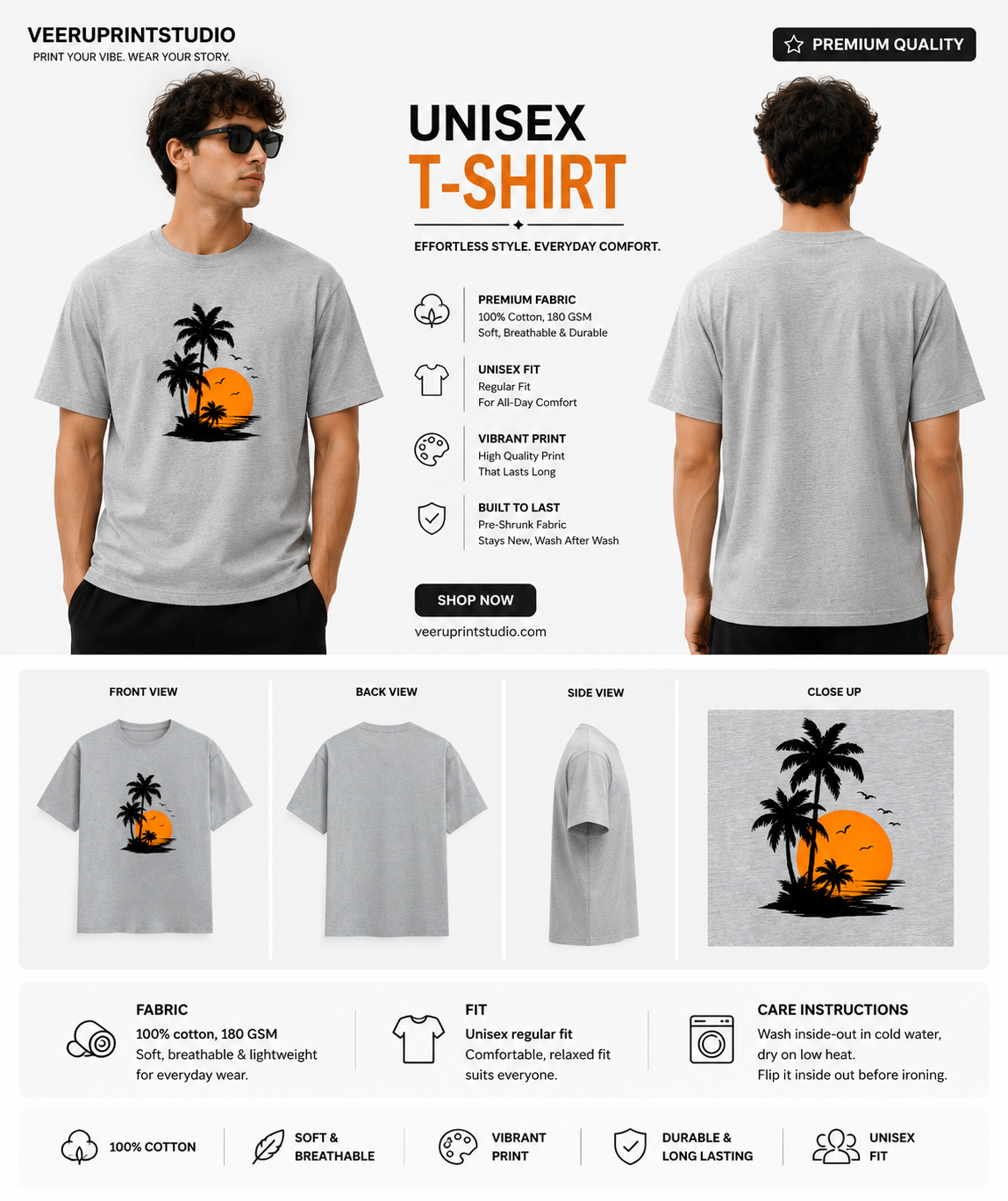 UNISEX CLASSIC CREW T-SHIRT