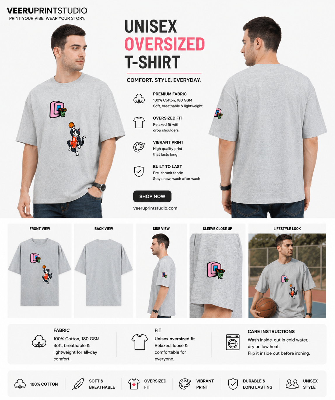Unisex Oversized Classic T-Shirt